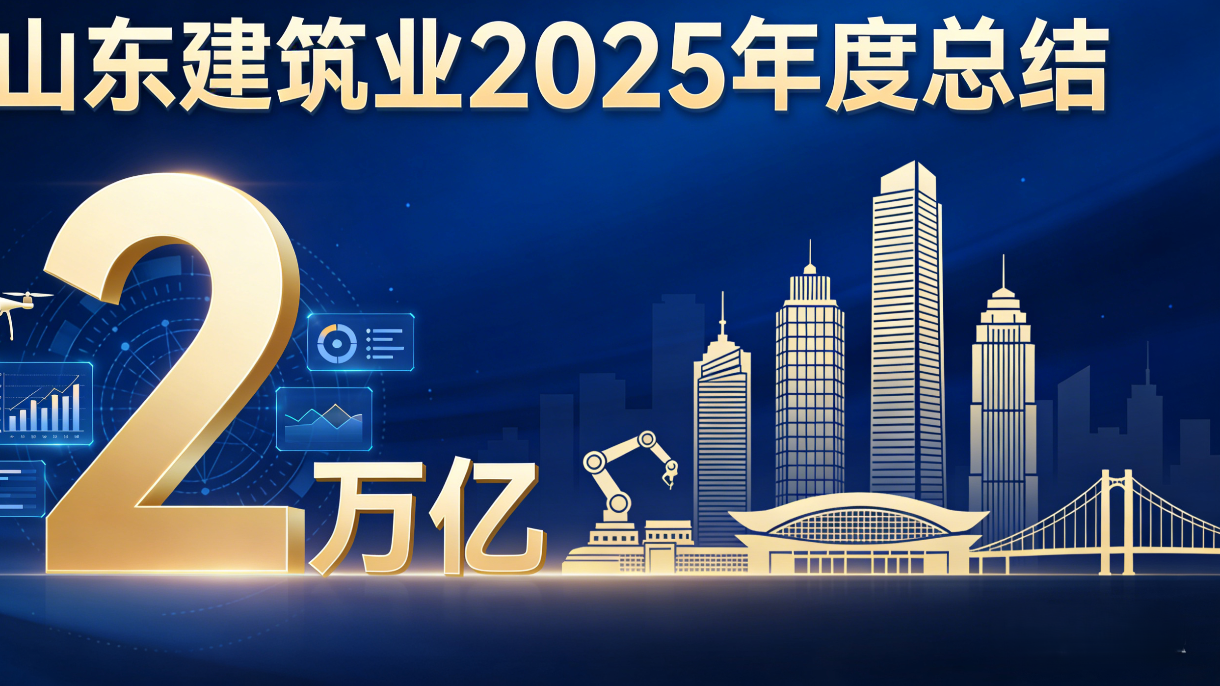 山東建筑業(yè)有多強(qiáng)？2025年產(chǎn)值近2萬億！